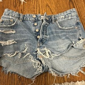 Zara jean shorts